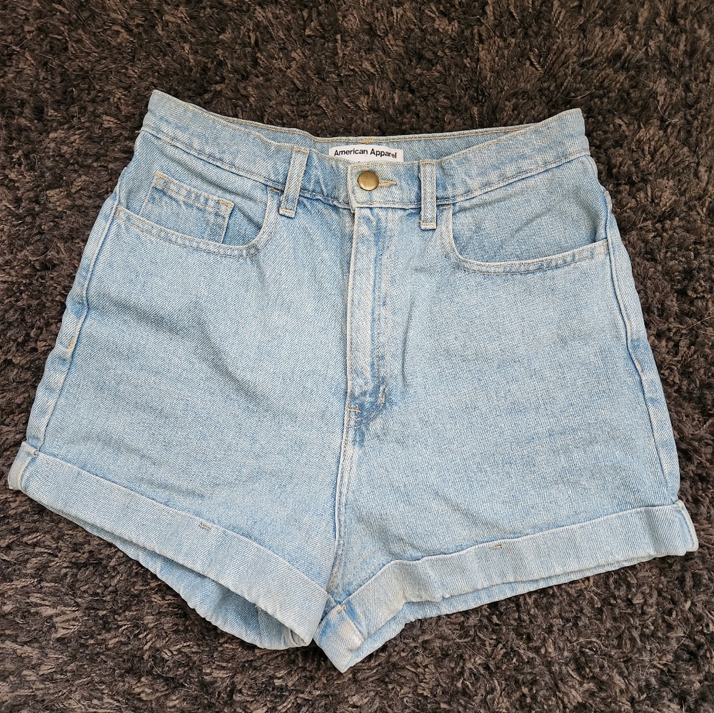 American Apparel denim shorts